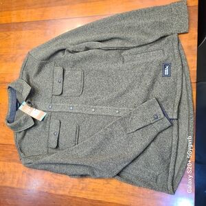 Eddie Bauer Green Shirt Jacket